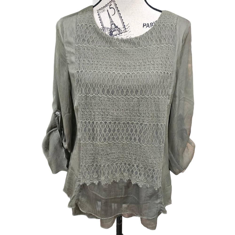 Krazy Kat Boho Top‎ Size L
